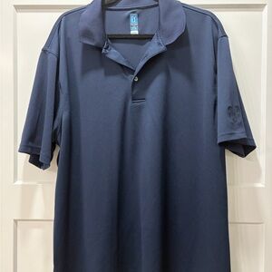 PGA Tour XXL Men's Navy Polo Golf Shirt